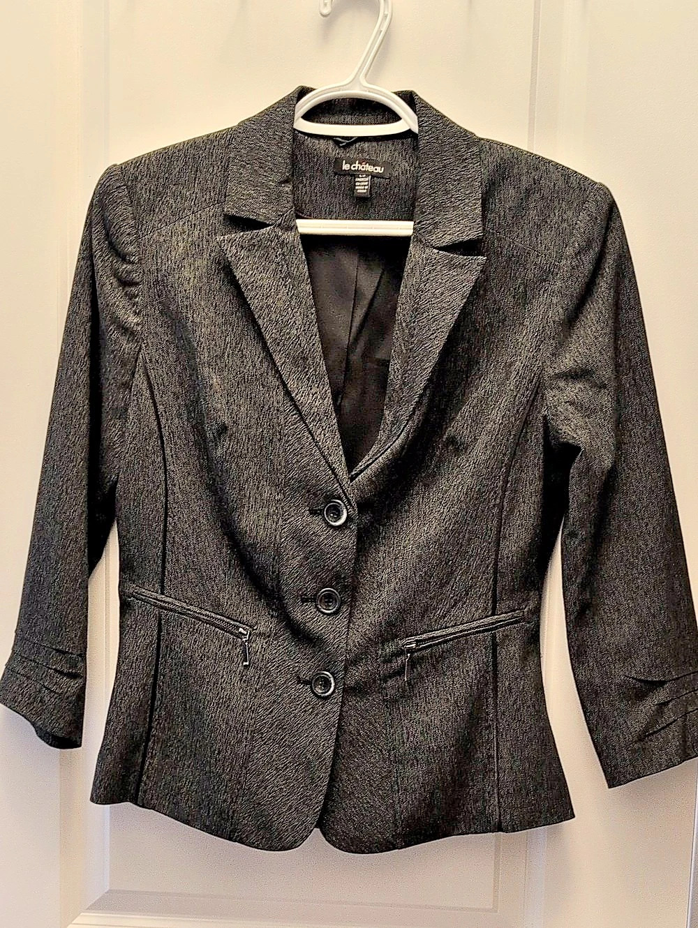 le chateau Women's Black Blazer
